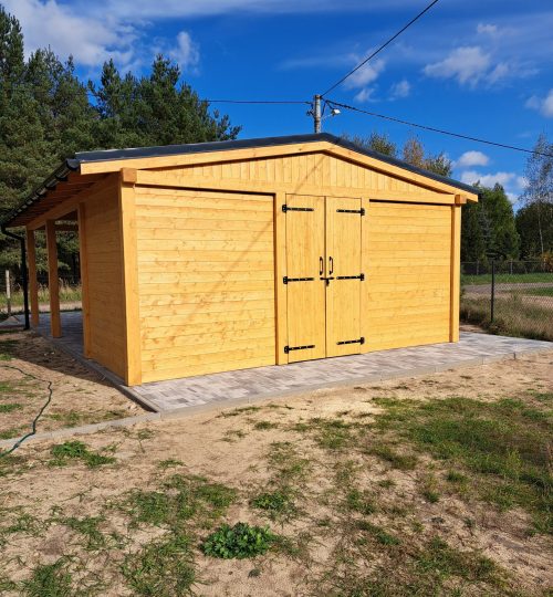 Wiata 1 z pomieszczeniem gospodarczym (4)